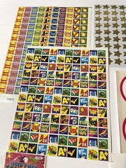 Vintage Sticker LOT 1980s 90s Some Rare Sheets Hallmark Video Game + Dinosaurs