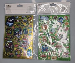 Lot of 2 Packs of WeVeel Scentos Christmas Scented Glitter & Metallic Stickers