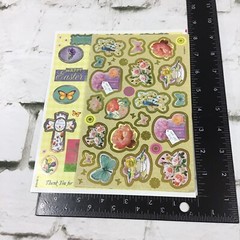 Easter Spring Floral Hummingbird Butterfly Scrapbooking Stickers Lot Of 2 Sheets