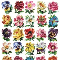 Violette Stickers – Mini Flowers – Colorful Floral Sticker Sheet – Planners