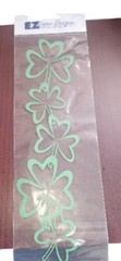EZ LASER DESIGNS «Shamrocks» 1 3/4″ x 7 1/2″ NEW: Scrapbooking Photo Enhance