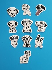 101 Dalmatians Scrapbooking Stickers Disney 10 X Vinyl Sticker May249a