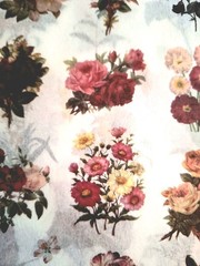 50 Pgs Detailed Beautiful Floral Sticker Book & Eph Paper 22pgs & 375 Stickers