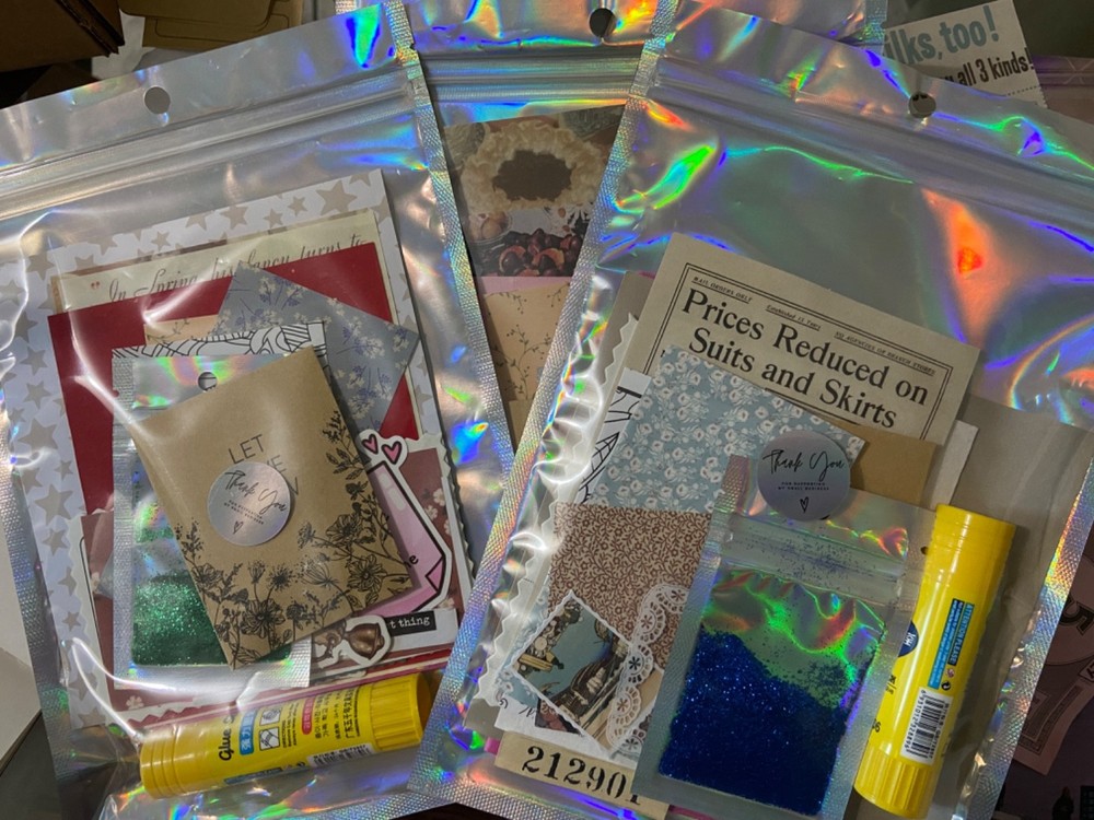 Scrapbooking Supplies Junk Journal Grab Bag