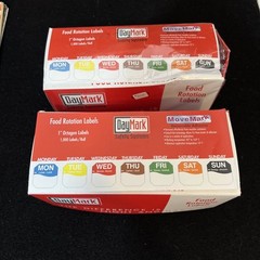 Day of The Week 1″ Circle Permanent Labels, Monday-Sunday, Dispenser Box Incl…