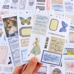 Junk Journal Supplies Precut Washi Stickers Book Stickers Book for1422