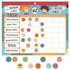 Magnetic Chore Chart for Kids, Reward System with 2328 Stickers