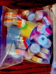 THE PAPER STUDIO ALL SEASONS CHIP BOARD AND FABRIC TAPE BUNDLE PRE-OWNED