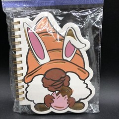 Black Paper Party Easter 4 Notebooks Boy & Girl In Egg Shells Chocolate Bunny