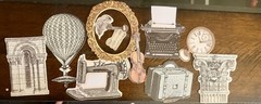 Antique Inspired Junk Journal Kit Multimedia Ephemera Scrapbook, Paper Crafts