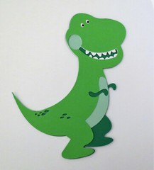 Toy Story Jessie Woody Buzz Slinky Alien Bullseye Rex ONE Scrapbook DieCut Paper