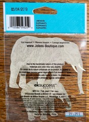 RARE Jolees Elephants Mom Or Dad & Baby Zoo Safari Jungle Animals 3D Stickers