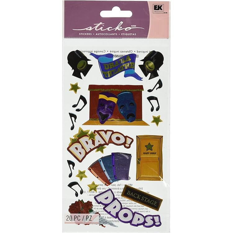Drama Theatre Bravo Back Stage Cast Only Play School Musical Sticko Stickers