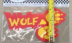 Tiger, Wolf, Cub Scouts Scrapbooking Die Cut Laser Cut Outs Stamping Station NEW