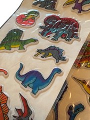 Vintage Dinosaurs Vinyl Stickers 3 Packages 30 Stickers 1993 Henry Gordy