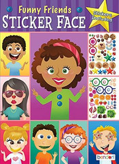 Create-A-Face Sticker Pad (Funny Faces)