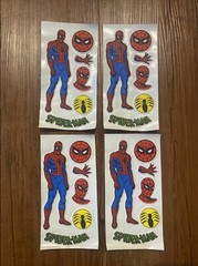 Rare Vintage Spider Man Marvel Comics Super Hero Puffy Stickers Lot Prism DC New