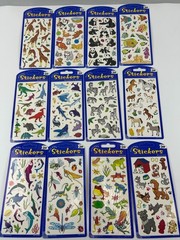 12 Animals Ocean Life Sticker Sheets Mello Smello Sharks Kittens Puppies Horses