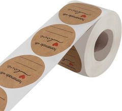 Jam and Jelly Jar Labels, Canning Labels for Mason Jars 2 inch, White