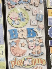 4 Packages Baby Boy Theme Scrapbooking Stickers and Transfers K&C Me & My BIG +