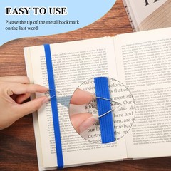 Elastic Bookmarks Set Multi Color Elastic Rope Bands Planner Bookmarks Includ…