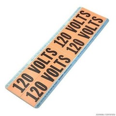 120V SIGN STICKER LABEL INDUSTRIAL TAPE B-500 USA