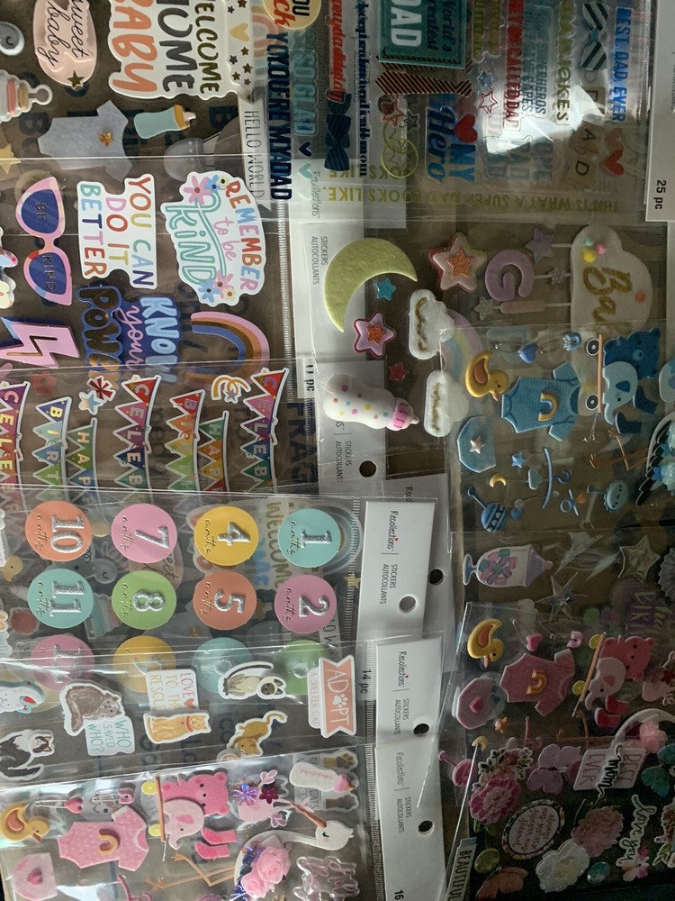 Recollections Stickers Lot Of 500 Pkgs New