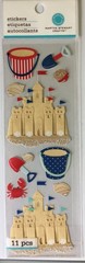 Martha Stewart NAUTICAL SAND CASTLE Shovel pail Stickers RARE NIP