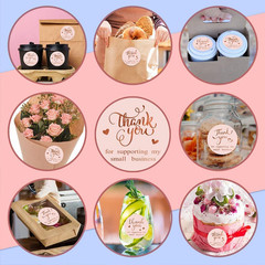 500PCS Thank You Stickers, 1.5 Inch Thank You for Supporting My Small Business S