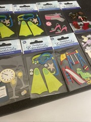 Sandylion Essentials Dimensional Scrapbooking Stickers, 10 Packages 2004