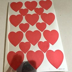 American Greetings Valentines Sticker Lot Hearts Cupid Love Crafts Scrapbooking
