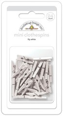 Doodlebug Embellishment Lot Mini Clothespins Add Dimension Projects 14 Colors