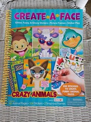 Create A Face Sticker Book NEW 18X12 INCHES