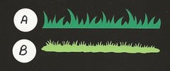 Grass Die Cuts – 10 Grass Die Cuts, 5″ wide – Any color(s) Grasses, trees (#1)