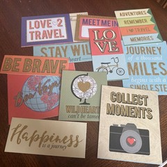 Scrapbook, Card Making, Junk, Journaling, Embellishment/Paper Travel/Adventure ￼