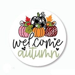 Welcome Autumn Pumpkins Scrapbook Stickers Envelope Seals Fall Party Favors