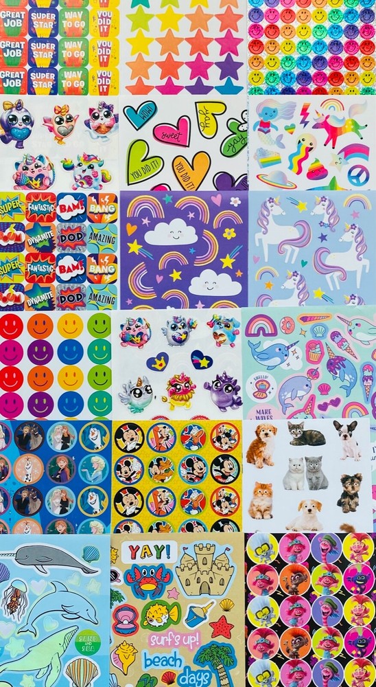 150+ BULK Lot of Scrapbooking Stickers Great Variety! Mxd Themes Seasonal Cards