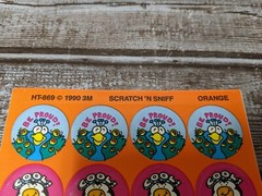 Scratch N Sniff Orange Stickers 3M