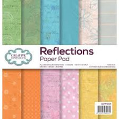 Creative Expressions – 2 PADS REFLECTIONS – 8 X 8 – 48 SHEETS