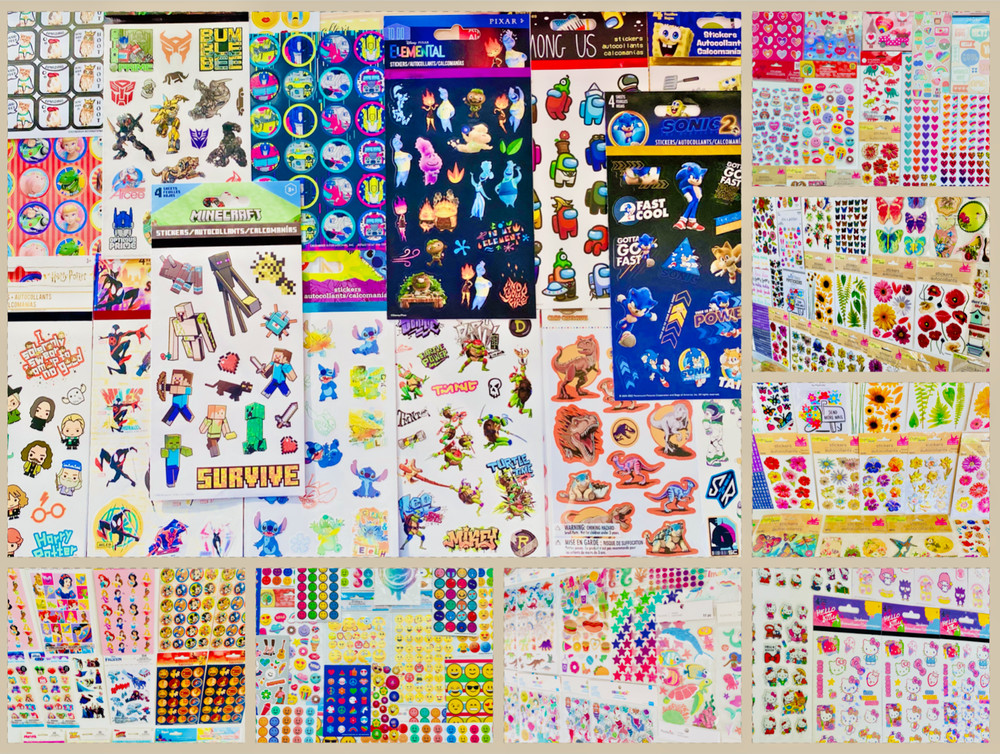Customize u’r collection 550+ STICKERS choose u’r theme, colors, shape & sizes