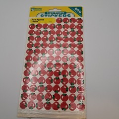 Vtg 1992 Trend Enterprises Red Apple Stickers 6 Sheets Back To School 2026