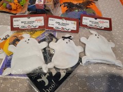 Vintage Halloween Sticker Eraser Stamp Stencil Party Favor Lot