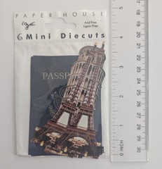 Travel Themed Mini Die-Cuts Diecuts Scrapbooking Embellishments By Paper House