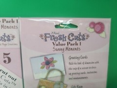 Rebecca Sower Mini FRESH CUTS Cut-Out Embellishments EK 4 Packs Of 5 Sheets Lot