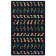 CUTE TINY BIRD FOIL HOLOGRAM STICKERS Parrot Scrapbook Kid Craft Sticker Sheet