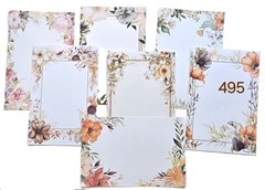 Floral Frames Junk Journals Invitations Notes