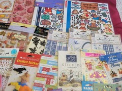 Huge Lot Vintage Regular & DIMENSIONAL Stickers Disney Sandylion Jolees 6+ Lbs
