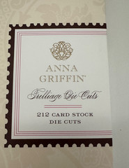 HTF Anna Griffin Trelliage Nature Die Cuts – 211 Die Cuts – AG 599 New
