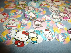 NEW PRE CUT VARIETY OF HELLO KITTY BOTTLE CAP IMAGES! 30 FOR $5