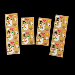 VTG Sandylion Stickers Snowman Broom Cardinal Bunny Squirrel Sun Cloud 10 MODS